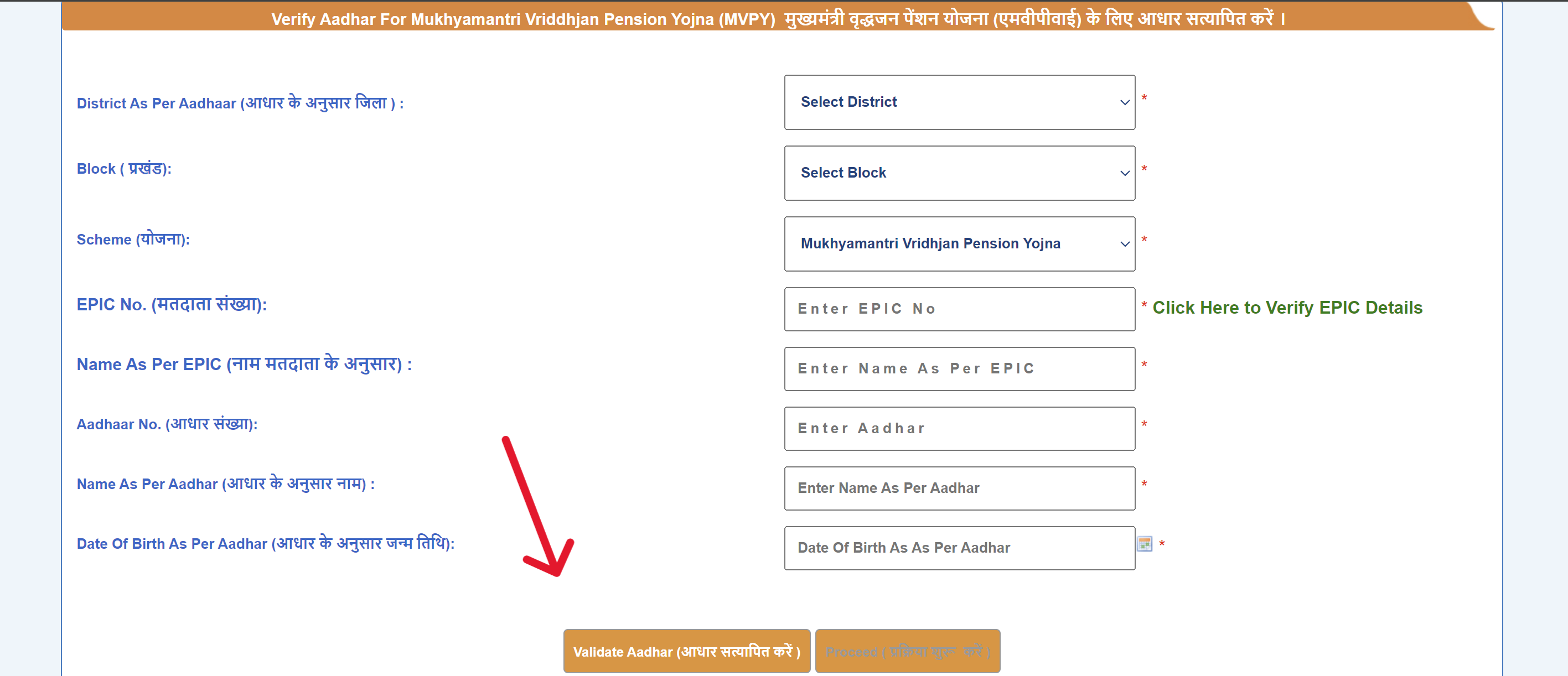 MVPY Registration Form