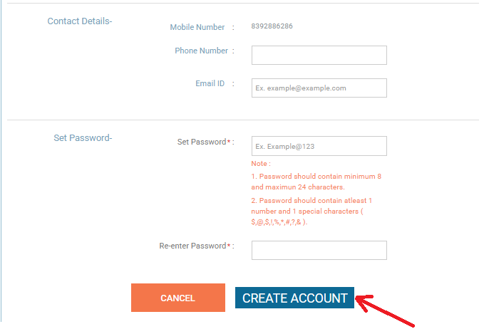 Create Account