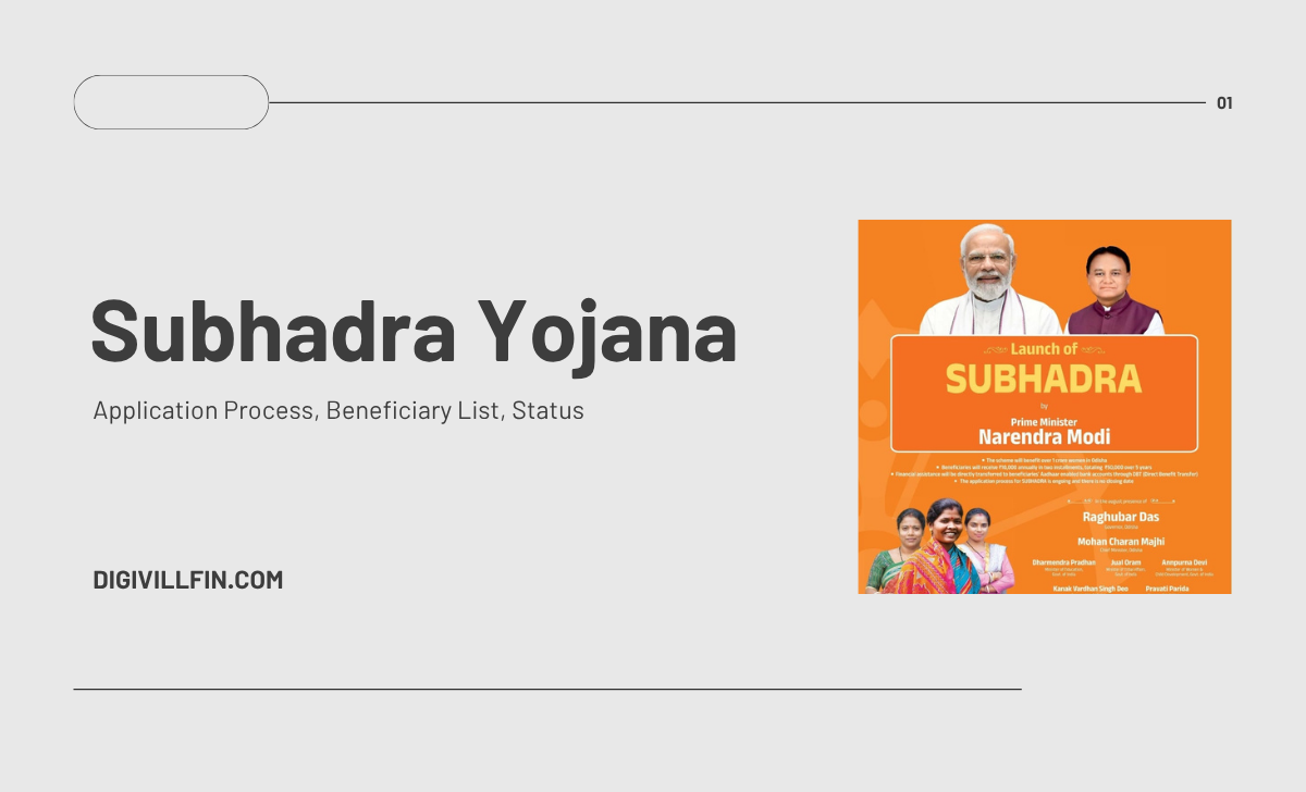 Subhadra Yojana Odisha - Application Process, Beneficiary List, Status
